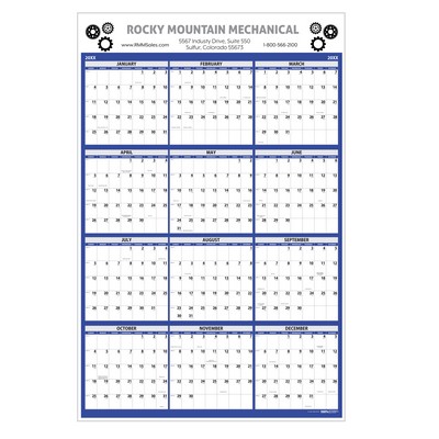 Vertical Laminated Wall Planner (24"x37")