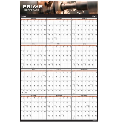 Vertical Laminated Wall Planner (18" x 24")